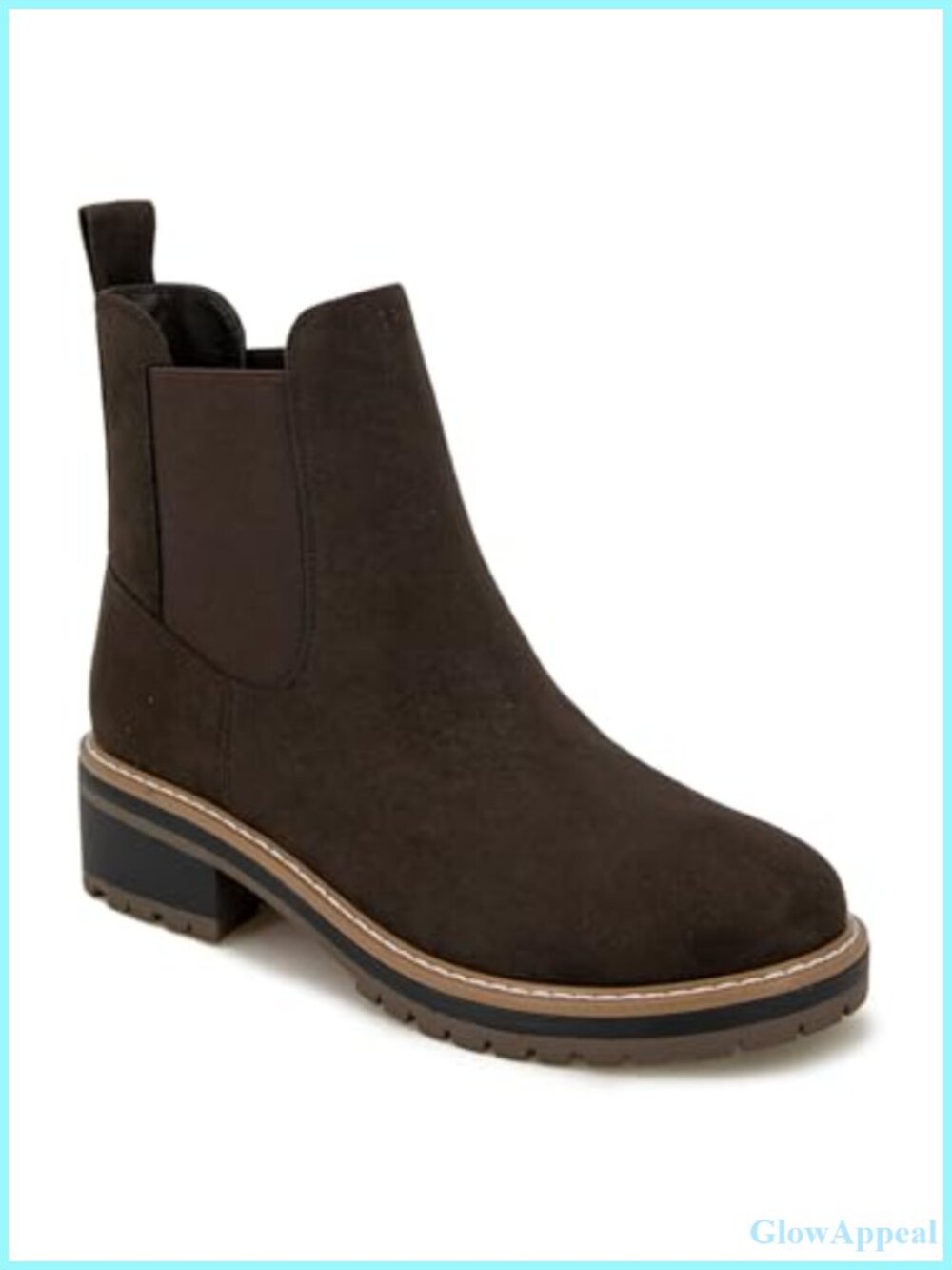 Faux Suede Chelsea Ankle Booties